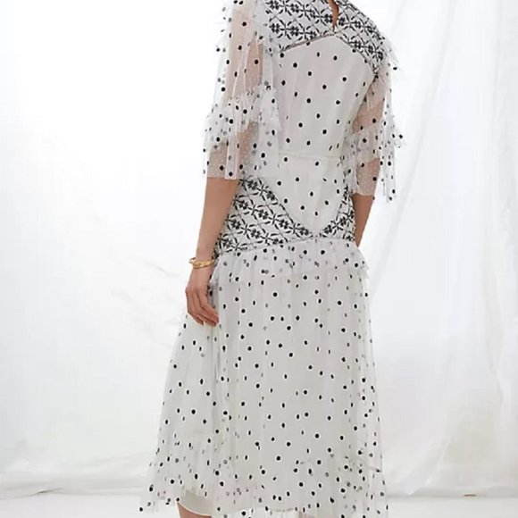 Anthropologie Maxi Tulle Dress SZ 14 Formal - Picture 5 of 5